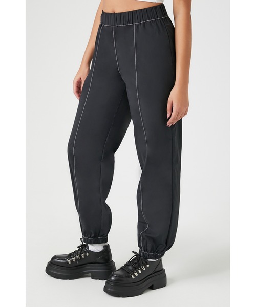 FOREVER 21(フォーエバー トゥエンティーワン)の「ナイロンジョガーパンツ(その他パンツ・レディース・ブラック/ブラウン系その他・23cm/24cm/25cm)」の5枚目の写真