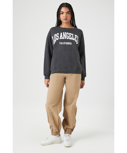 FOREVER 21(フォーエバー トゥエンティーワン)の「ナイロンジョガーパンツ(その他パンツ・レディース・ブラック/ブラウン系その他・23cm/24cm/25cm)」の9枚目の写真