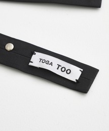 toga archives リボンタイ　ブラック TOGA ARCHIVES(トーガ アーカイブス) Metal ribbon tie メタル