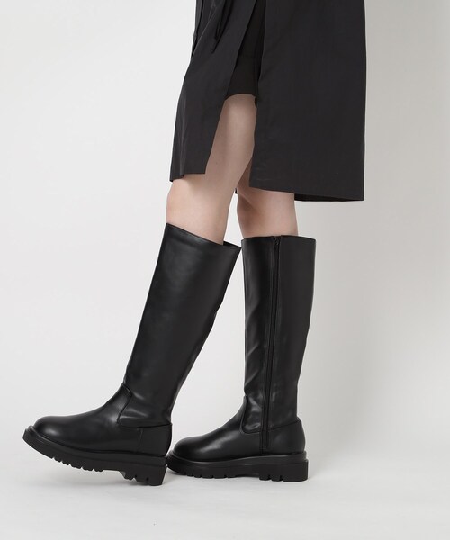 ESPERANZA(エスペランサ)の「トラックソールロングブーツ【ESPERANZA_blanca】(ブーツ・レディース・ブラック・S/M/L/LL)」の21枚目の写真