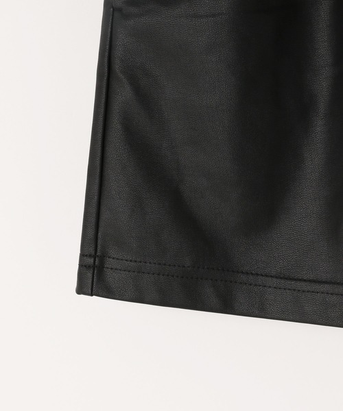 LOWRYS FARM(ローリーズファーム)の「フェイクレザータイトミニスカート 107773(スカート・キッズ・ブラック・160cm/150cm)」の18枚目の写真