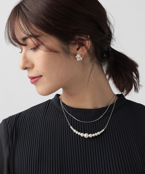 Elura(エルーラ)の「アソートパールネックレス/995320(ネックレス・レディース・ホワイト/ゴールド/シルバー・ONE SIZE)」の2枚目の写真