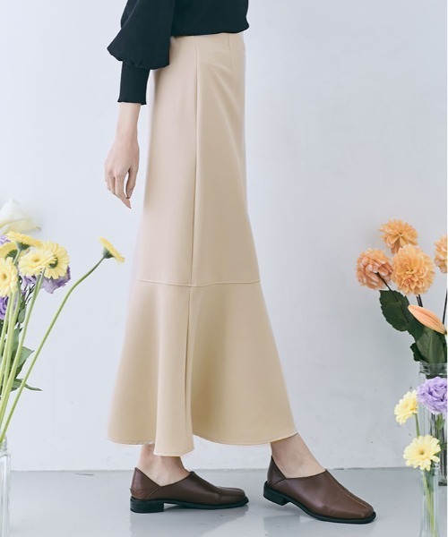 kirakiraShop(キラキラショップ)の「切り替え マーメイド ロング スカート(スカート・レディース・ブラック/ライトベージュ/ブルー・FREE)」の19枚目の写真