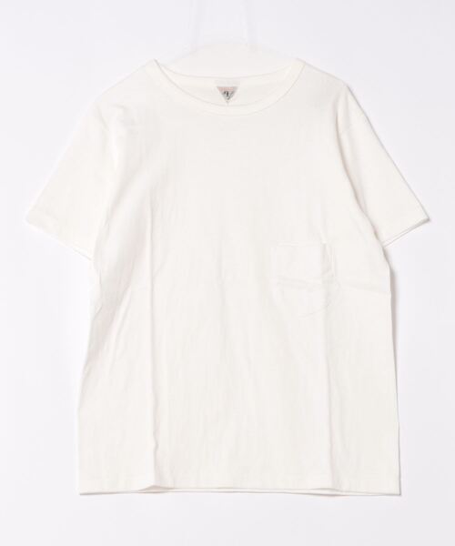 FilMelange（フィルメランジェ）の「＜FilMelange/フィルメランジェ＞DIZZY / ディジー OGラフィー天竺ポケT（Tシャツ/カットソー・メンズ・グレー/ホワイト/グリーン・4/3/5）」の2枚目の写真