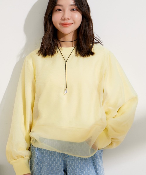 VIS（ビス）の「メタルポイントラリエット（ネックレス・レディース・ゴールド/シルバー・FREE）」の3枚目の写真