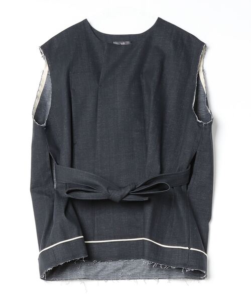 ohta（オータ）の「【ohta】 black denim vest（ベスト・メンズ・ブラック・1）」の12枚目の写真