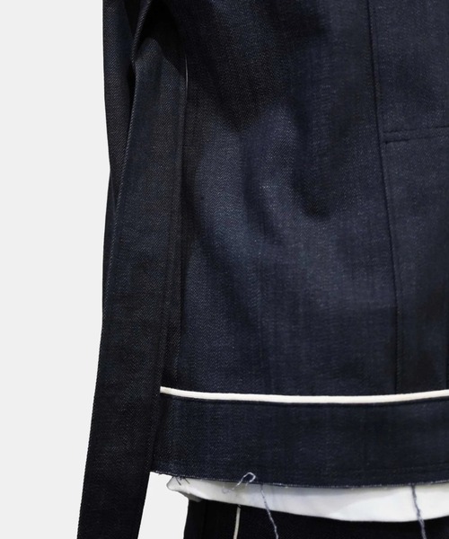 ohta（オータ）の「【ohta】 black denim vest（ベスト・メンズ・ブラック・1）」の11枚目の写真