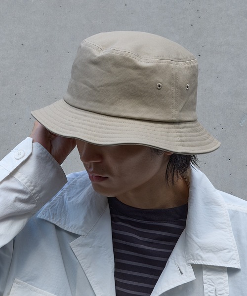 United Athle(ユナイテッドアスレ)の「【UNITED ATHLE】コットン ツイル バケット ハット 9675(ハット・メンズ・ネイビー/ブラック/ライトベージュ・FREE)」の2枚目の写真