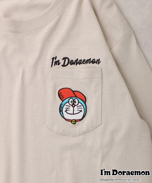 sanrio（サンリオ）の「アイムドラえもん / 長袖Tシャツ（Tシャツ/カットソー・メンズ・グレイッシュベージュ/ネイビー/ホワイト/ブラック・M/LL/L）」の10枚目の写真