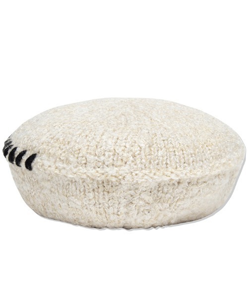 ROMANTIC CROWN(ロマンティッククラウン)の「A'GEM/9 × .kom『ROMANTIC CROWN/ロマンティッククラウン』BOUCLE STITCH BERET/ブークレーステッチベレー(ハンチング/ベレー帽・レディース・ブラック/アイボリー・FREE)」の8枚目の写真