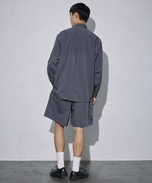 Firsthand（ファーストハンド）の「Firsthand/ファーストハンド REポリエステル ユーティリティ ロングスリーブシャツ（シャツ/ブラウス・メンズ・ブラック/チャコールグレー・MEDIUM/LARGE）」の22枚目の写真