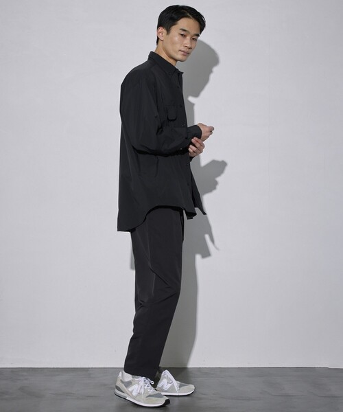 Firsthand（ファーストハンド）の「Firsthand/ファーストハンド REポリエステル ユーティリティ ロングスリーブシャツ（シャツ/ブラウス・メンズ・ブラック/チャコールグレー・MEDIUM/LARGE）」の11枚目の写真