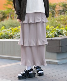 ケシプリーツティアードスカート / 108668