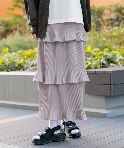 ケシプリーツスカート Jewelobe スカート 小花柄ケシプリーツスカート : ZOZOTOWN Yahoo!店