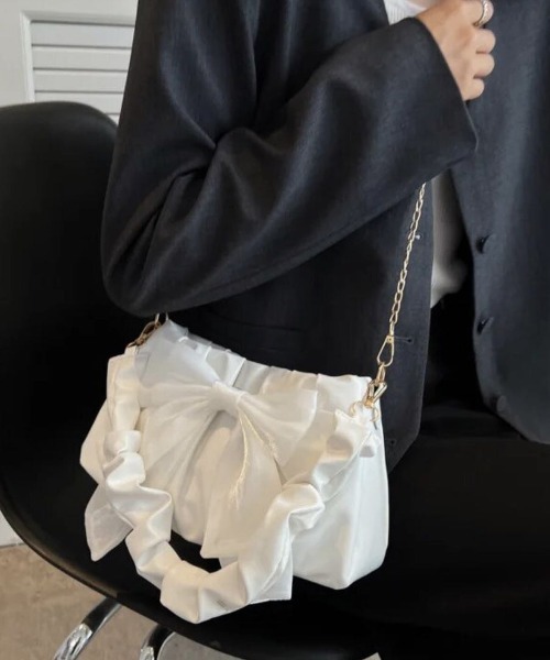 （専用）OHGA♡ ビッグリボン　シルバー　BIG RIBON ミュール ビッグ リボン リング Big Ribbon Ring （Liala） 全1種