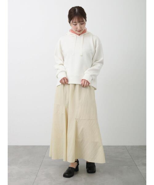 Te chichi TERRASSE（テチチテラス）の「ナイロンギャザースカート（スカート・レディース・ブラック/ベージュ/ブルー・F）」の4枚目の写真