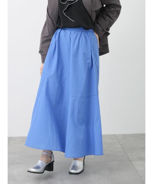 Te chichi TERRASSE（テチチテラス）の「ナイロンギャザースカート（スカート・レディース・ブラック/ベージュ/ブルー・F）」の18枚目の写真