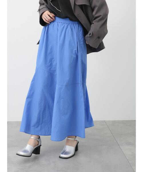 Te chichi TERRASSE（テチチテラス）の「ナイロンギャザースカート（スカート・レディース・ブラック/ベージュ/ブルー・F）」の19枚目の写真