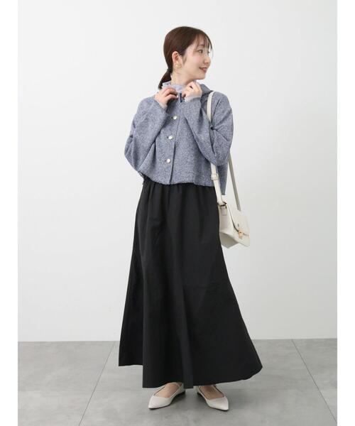 Te chichi TERRASSE（テチチテラス）の「ナイロンギャザースカート（スカート・レディース・ブラック/ベージュ/ブルー・F）」の21枚目の写真