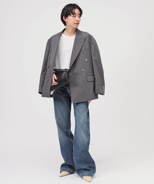 AP STUDIO（エーピーストゥディオ）の「コットンコードプルオーバー（ニット/セーター・レディース・ブラック/ナチュラル/ホワイト・FREE）」の16枚目の写真