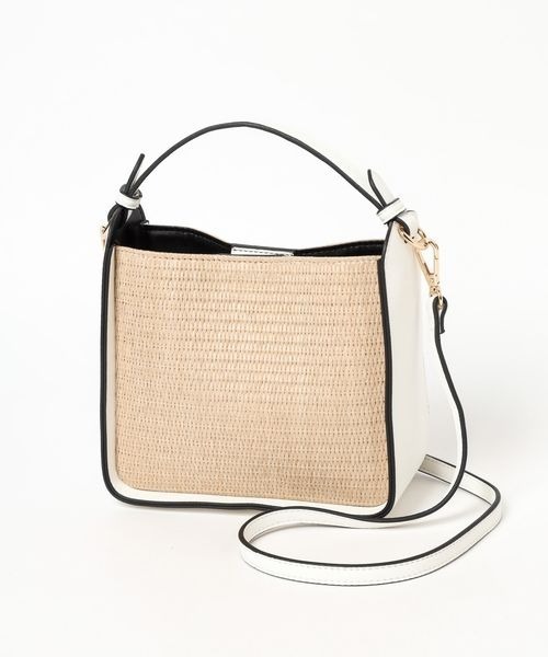 Andemiu(アンデミュウ)の「ザツザイハイショクBAG995247(かごバッグ・レディース・ブラウン/グリーン/ブラック/オフホワイト・FREE)」の7枚目の写真