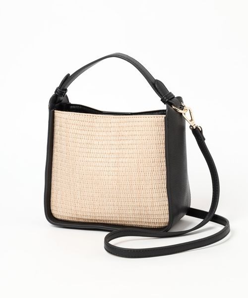 Andemiu(アンデミュウ)の「ザツザイハイショクBAG995247(かごバッグ・レディース・ブラウン/グリーン/ブラック/オフホワイト・FREE)」の8枚目の写真