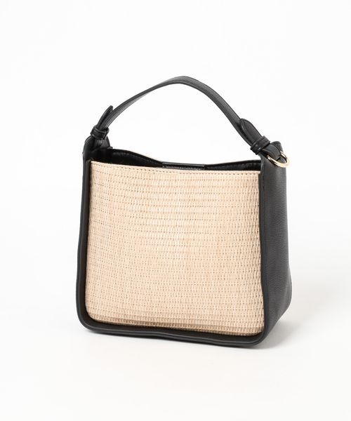 Andemiu(アンデミュウ)の「ザツザイハイショクBAG995247(かごバッグ・レディース・ブラウン/グリーン/ブラック/オフホワイト・FREE)」の10枚目の写真