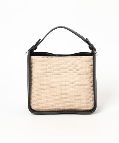 Andemiu(アンデミュウ)の「ザツザイハイショクBAG995247(かごバッグ・レディース・ブラウン/グリーン/ブラック/オフホワイト・FREE)」の12枚目の写真