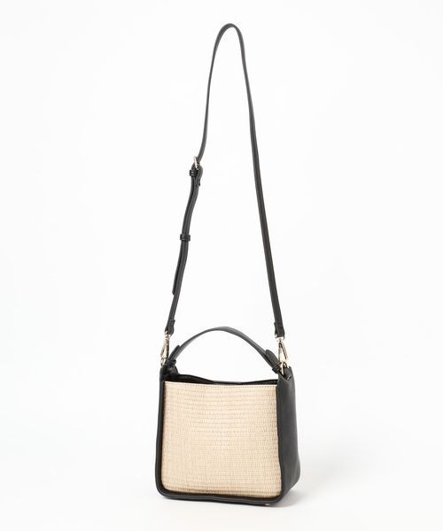 Andemiu(アンデミュウ)の「ザツザイハイショクBAG995247(かごバッグ・レディース・ブラウン/グリーン/ブラック/オフホワイト・FREE)」の13枚目の写真