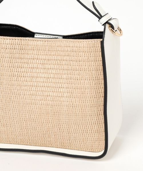 Andemiu(アンデミュウ)の「ザツザイハイショクBAG995247(かごバッグ・レディース・ブラウン/グリーン/ブラック/オフホワイト・FREE)」の14枚目の写真