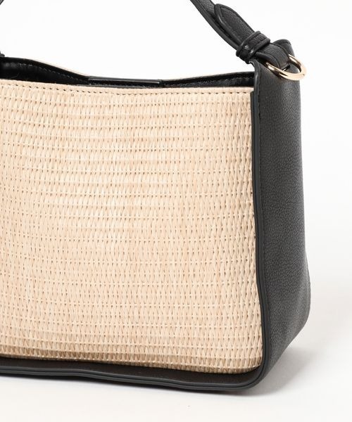 Andemiu(アンデミュウ)の「ザツザイハイショクBAG995247(かごバッグ・レディース・ブラウン/グリーン/ブラック/オフホワイト・FREE)」の15枚目の写真