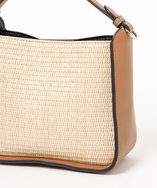 Andemiu(アンデミュウ)の「ザツザイハイショクBAG995247(かごバッグ・レディース・ブラウン/グリーン/ブラック/オフホワイト・FREE)」の16枚目の写真