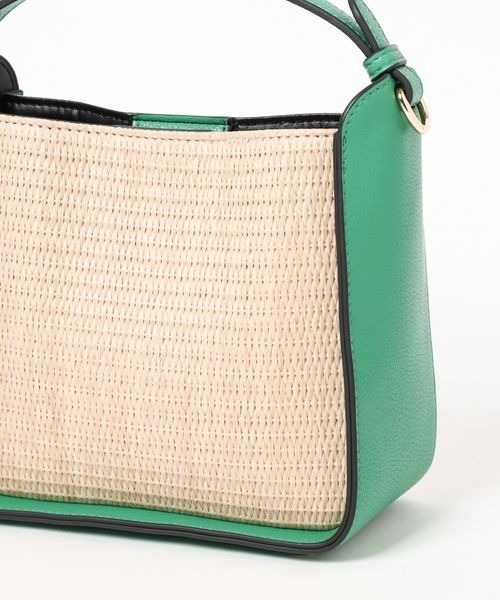 Andemiu(アンデミュウ)の「ザツザイハイショクBAG995247(かごバッグ・レディース・ブラウン/グリーン/ブラック/オフホワイト・FREE)」の17枚目の写真