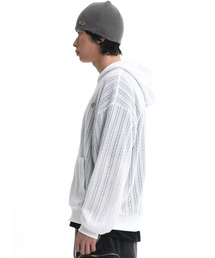 OY/オーワイ』 CROCHET HOODIE ZIP-UP/クロチェットジップアップ