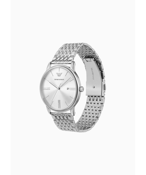 EMPORIO ARMANI(エンポリオアルマーニ)の「【エンポリオ アルマーニ】3針デイトウォッチ ステンレススチール(アナログ腕時計・メンズ・その他1・FREE)」の2枚目の写真