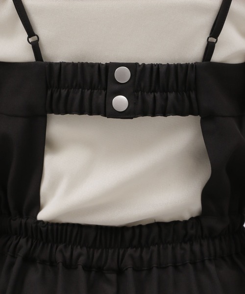 LAKOLE（ラコレ）の「ブラカットキャミサロペット / 111271（サロペット/オーバーオール・レディース・ブラック/イエロー×グリーン/グレー・SMALL/MEDIUM）」の18枚目の写真