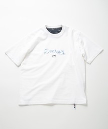MEN'S BIGI | 【DENHAM/デンハム】〈collaboration〉グラデーションロゴ刺繍Tシャツ(Tシャツ/カットソー)