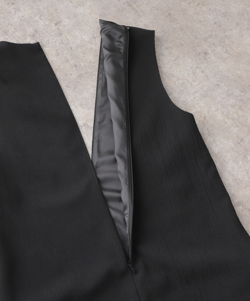 FRAMeWORK(フレームワーク)の「VN I-LINE ワンピース(ワンピース・レディース・チャコールグレー/ブラック・36/38)」の9枚目の写真