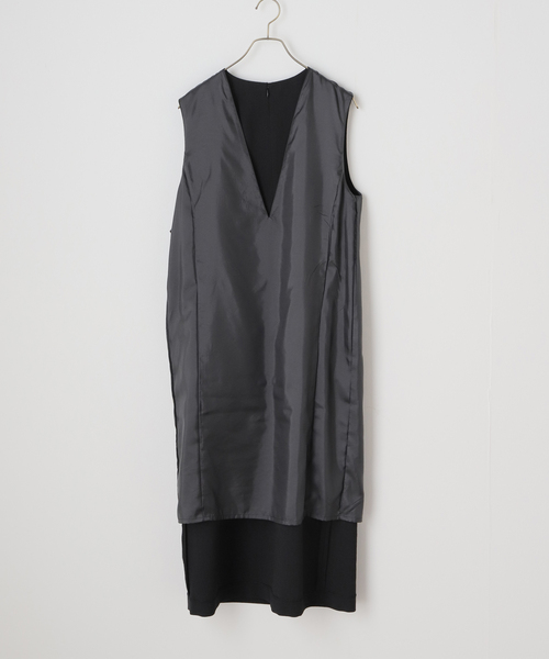 FRAMeWORK(フレームワーク)の「VN I-LINE ワンピース(ワンピース・レディース・チャコールグレー/ブラック・36/38)」の12枚目の写真