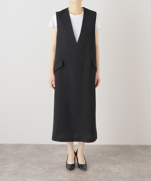FRAMeWORK(フレームワーク)の「VN I-LINE ワンピース(ワンピース・レディース・チャコールグレー/ブラック・36/38)」の13枚目の写真
