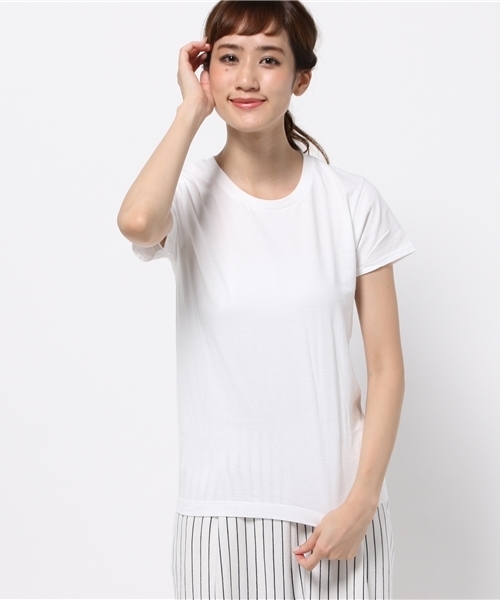 HANES（ヘインズ）の「【Ciaopanic】【Hanes】 　JapanFitV/Ntee2P（Tシャツ/カットソー・レディース・ホワイト・MEDIUM）」の9枚目の写真