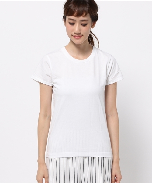 HANES（ヘインズ）の「【Ciaopanic】【Hanes】 　JapanFitV/Ntee2P（Tシャツ/カットソー・レディース・ホワイト・MEDIUM）」の3枚目の写真