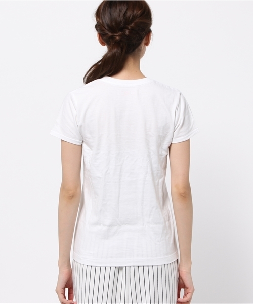 HANES（ヘインズ）の「【Ciaopanic】【Hanes】 　JapanFitV/Ntee2P（Tシャツ/カットソー・レディース・ホワイト・MEDIUM）」の5枚目の写真