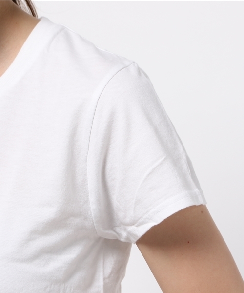 HANES（ヘインズ）の「【Ciaopanic】【Hanes】 　JapanFitV/Ntee2P（Tシャツ/カットソー・レディース・ホワイト・MEDIUM）」の7枚目の写真