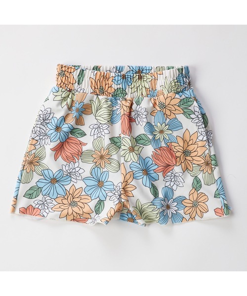 Ocean Pacific（オーシャンパシフィック）の「Ocean Pacific/オーシャンパシフィック 子供用 花柄 ボタニカル 半袖 Tシャツ ラッシュガード タンキニ風 水着 3点セット セットアイテム（水着・キッズ・ホワイト/ミント・140cm/150cm/160cm/130cm）」の5枚目の写真