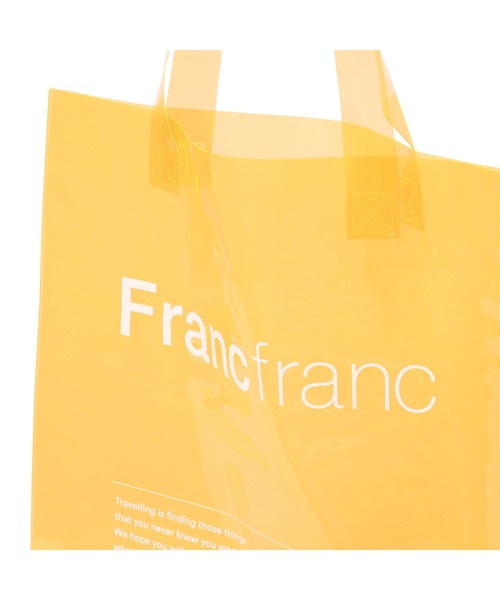 Francfranc(フランフラン)の「クリア トートバッグ オレンジ(トートバッグ・レディース・オレンジ・FREE)」の5枚目の写真
