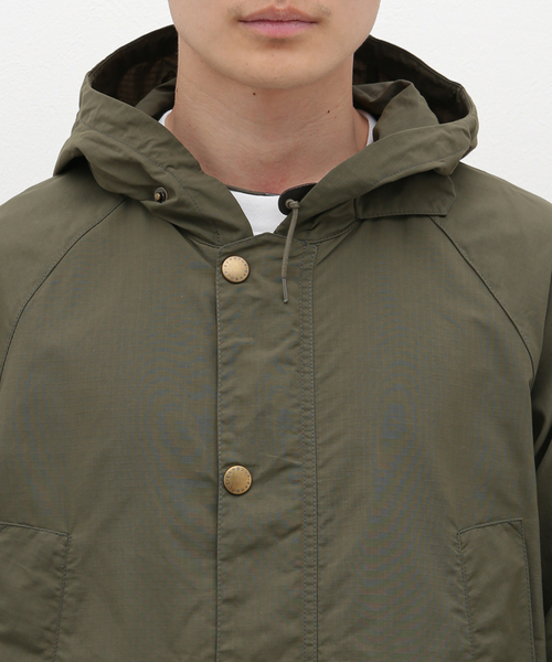 Barbour（バブアー）の「BARBOUR (バブアー) os hooded bedale showerproof MSP0089（マウンテンパーカー・メンズ・ネイビー/カーキ・34/36/38/42/40）」の9枚目の写真