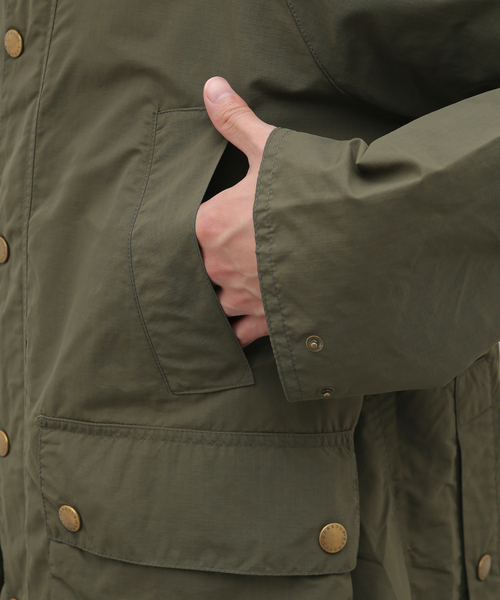 Barbour マウンテンパーカー 36\" オリーブ and wander（アンドワンダー）の「and wander×Barbour/アンド