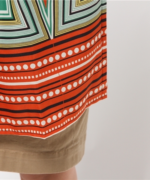 PAPILLONNER（パピヨネ）の「バックプリントカーディ（カーディガン/ボレロ・レディース・オレンジ・FREE）」の8枚目の写真