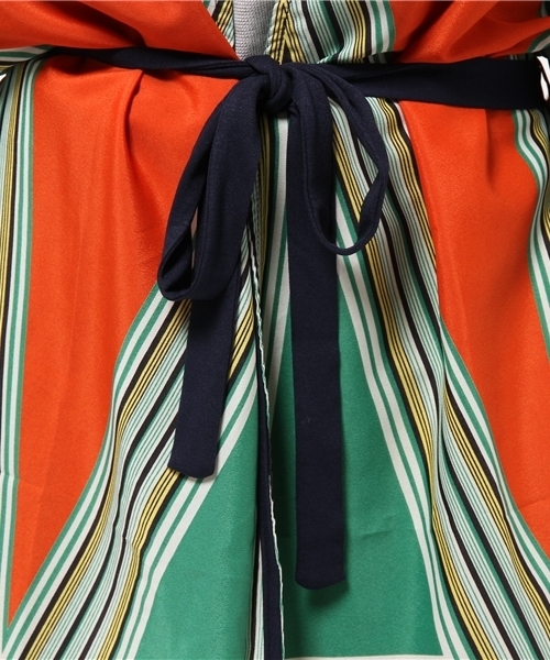 PAPILLONNER（パピヨネ）の「バックプリントカーディ（カーディガン/ボレロ・レディース・オレンジ・FREE）」の9枚目の写真